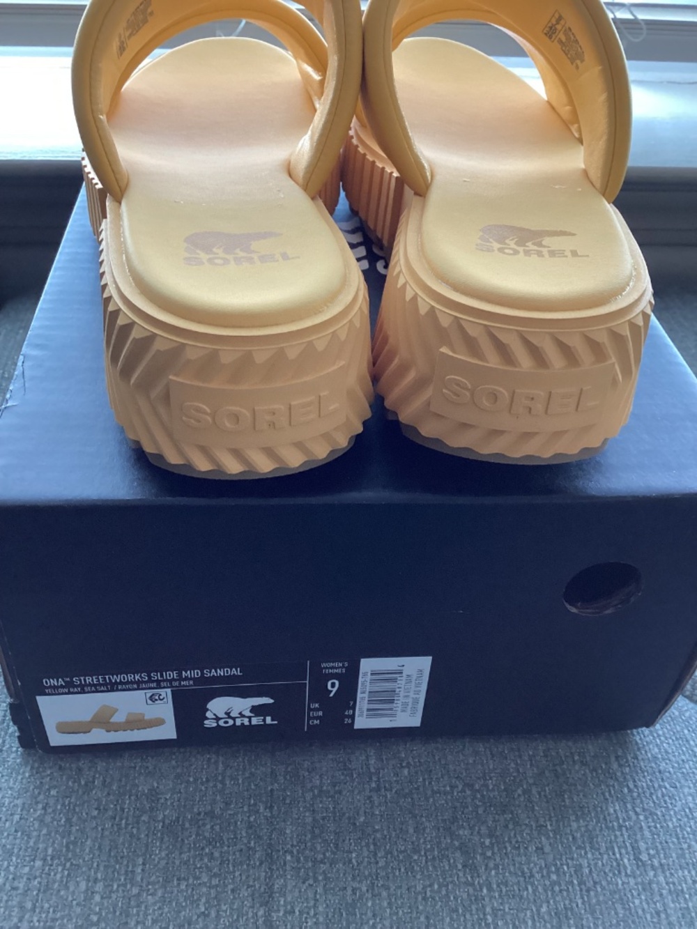 SOREL Ona Streetworks Platform Slide Sandal, size 9 - Picture 12 of 12